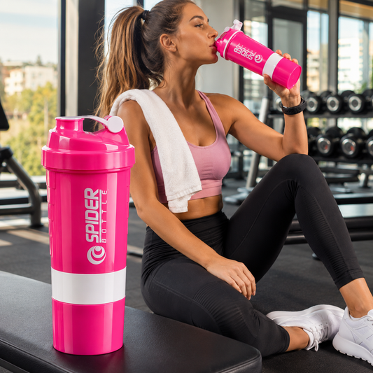 Premium 3 Layer Protein Shaker Bottle 500ml – Leakproof Gym Mixer Cup with Powder & Pill Storage (BPA-Free)