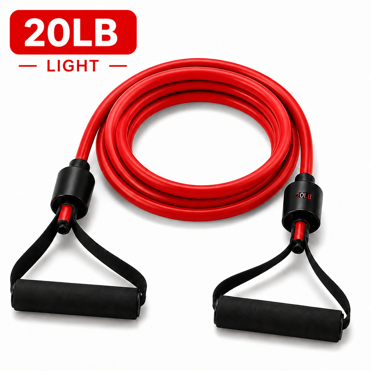 Resistance Tube Band with Handles – Build Strength, Tone Muscles & Stay Fit